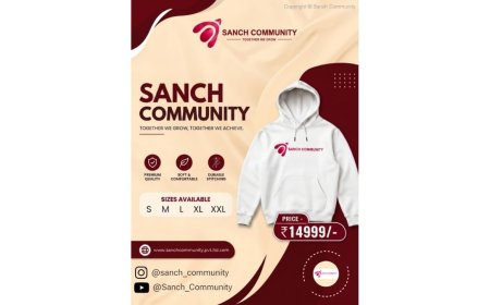Sanchit Patil, Entrepreneur & Founder, Unveils Sanch Community’s Signature Hoodie Collection to Strengthen Community Identity