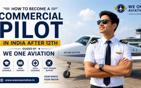 How to Become a Commercial Pilot in India After 12th – Complete Guide by We One Aviation