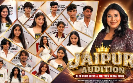 Alee Club Miss and Mr Teen India 2026 Jaipur Audition- Reported Huge Success by Sambita Bose
