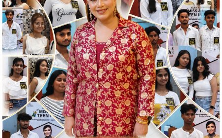 Sambita Bose Elevated the Glamour Quotient at Lucknow Auditions for Alee Club Miss & Mr Teen India 2026