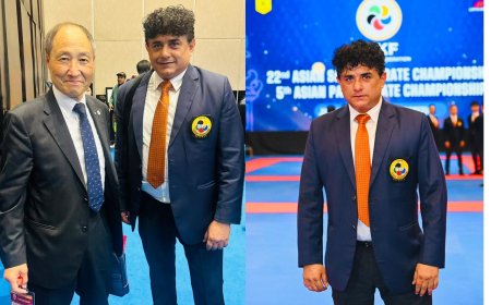 Bengal’s Pride Hanshi Premjit Sen Represents India at the 22nd Asian Karate Championship in Bali, Indonesia
