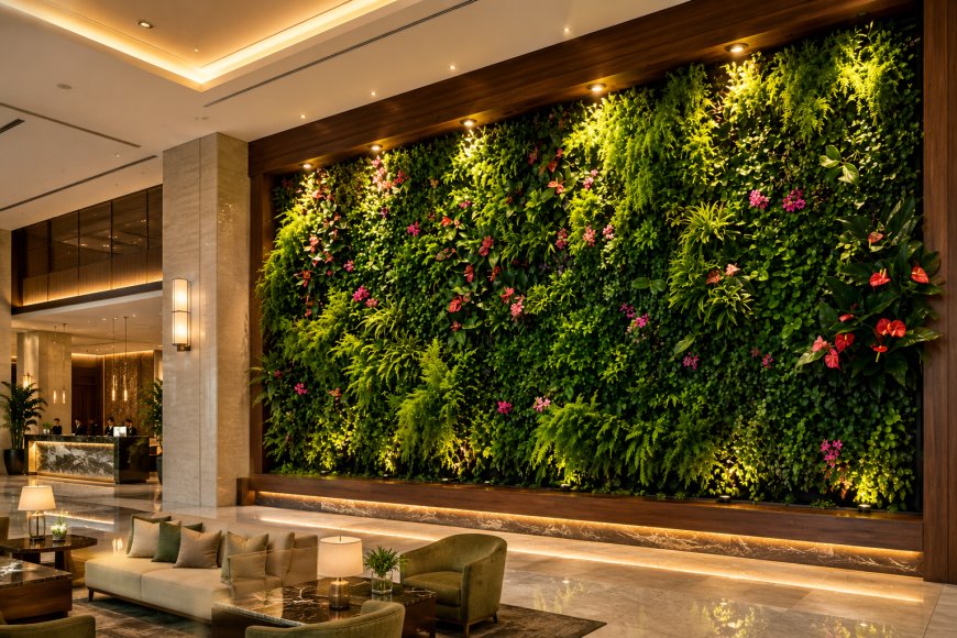 Transform Empty Walls with Artificial Vertical Gardens and Landscaping Solutions