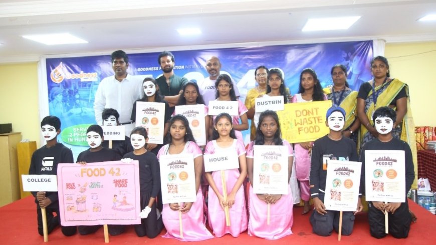 Actor Santhosh Prathap Joins Goodness Foundation to Launch 'Food42' Campaign for a Hunger-Free World