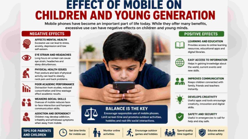 Effect of Mobile Phones on Children and the Young Generation