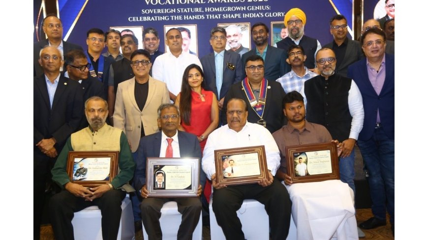 Champions of the Nation: Rotary Club of Chennai Capital Honored Icons Who Elevated India Globally