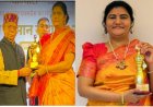 Ambassador Dr. Thejo Kumari Amudala Honoured with Samman Samaroh Award by Telangana Governor