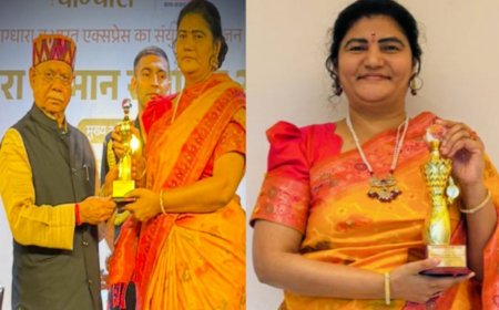 Ambassador Dr. Thejo Kumari Amudala Honoured with Samman Samaroh Award by Telangana Governor