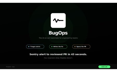 BugOps Launches AI On-Call Teammate to End 3AM Pages for Engineering Teams
