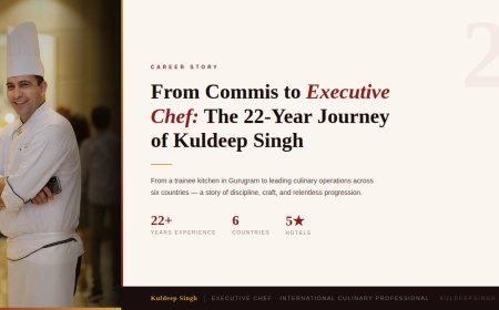 From Commis to Executive Chef: The 22-Year Journey of Kuldeep Singh