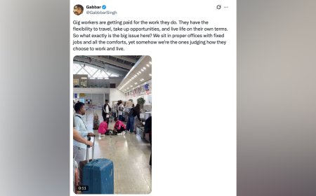 A viral airport video has once again opened up a larger conversation about how we view gig workers and their lives beyond work
