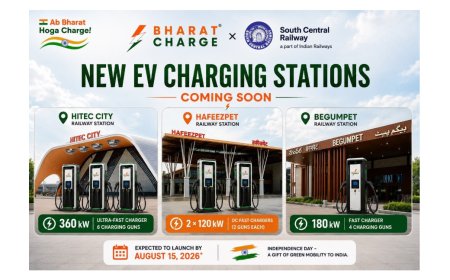 Bharat Charge Announces Association with South Central Railway to Expand Ultra-Fast EV Charging Network