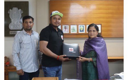 Leadership Meets Fitness – Aman Rathod and Hon’ble Minister Smt. Manishaben Vakil unite to support the mission of a healthier Gujarat