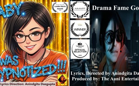 Anindgita Dasgupta's Music Videos Continue Global Success with Multiple International Film Festival  Honours in  Hollywood , London , Los Angels , Greece 2026