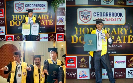 Kargil Vijay Diwas Witnesses Global Honour: Anshul Sharma Conferred Honorary PhD by U.S. University