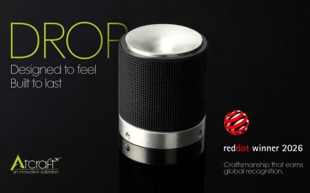 A New Chapter in Global Design: Atcraft's DROP Wins the Red Dot Design Award 2026
