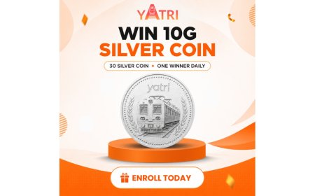 30 Days. 30 Winners! It’s Raining Yatri Silver Coins.