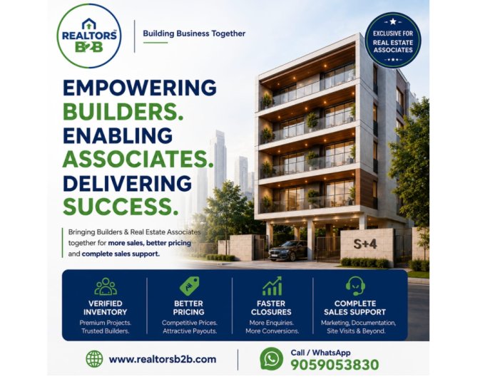Realtors B2B Revolutionises Gurugram's Independent Floor Market by Empowering Builders & Real Estate Associates with Faster Sales and Better Business Opportunities