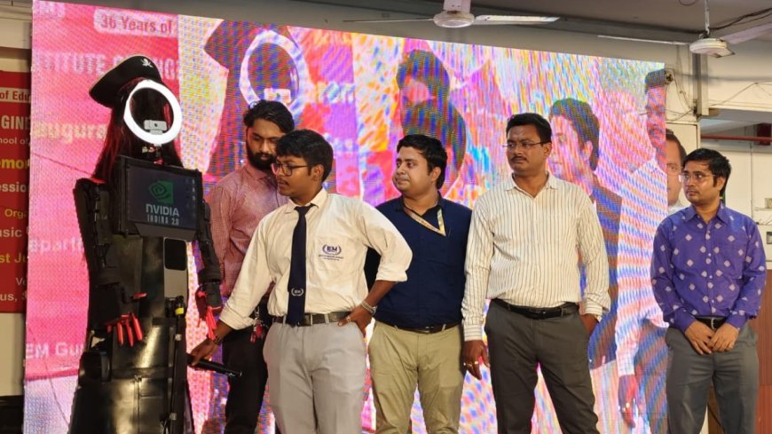 IEM-UEM Group of Institutions Welcomes First-Year B.Tech Students with Grand Inaugural Ceremony and Showcase of Advanced Technologies