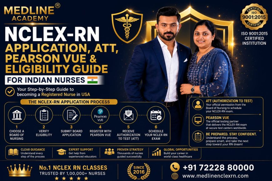 NCLEX-RN Application, ATT, Pearson VUE and Eligibility Guide for Indian Nurses