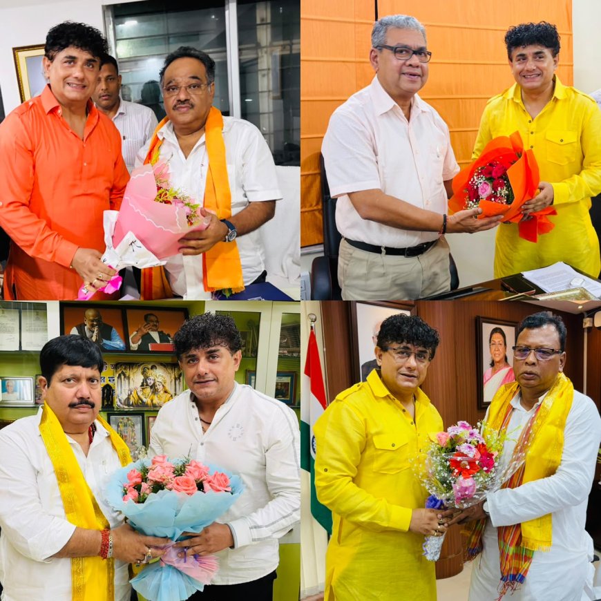 Premjit Sen Meets Eminent National and State Leaders to Advance the Vision of Sports, Youth Empowerment and Nation Building