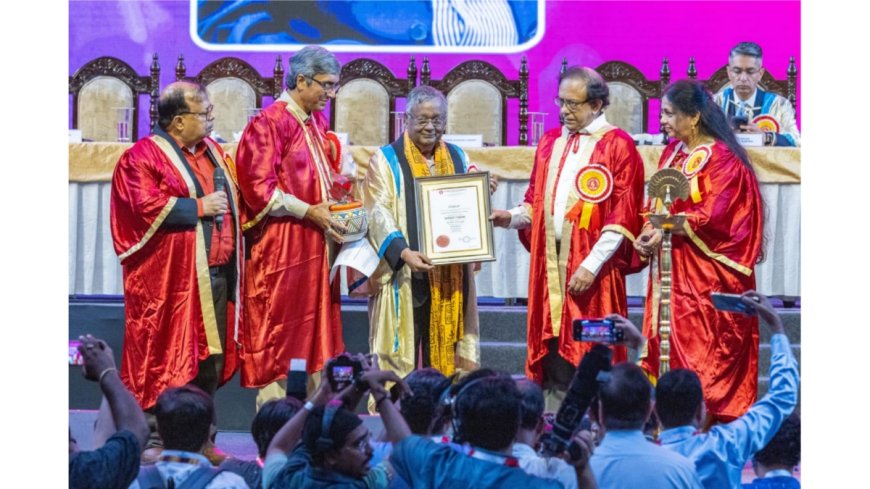 Techno India Group Honours Infinity Group CMD Ravindra Chamaria with Honorary Doctorate