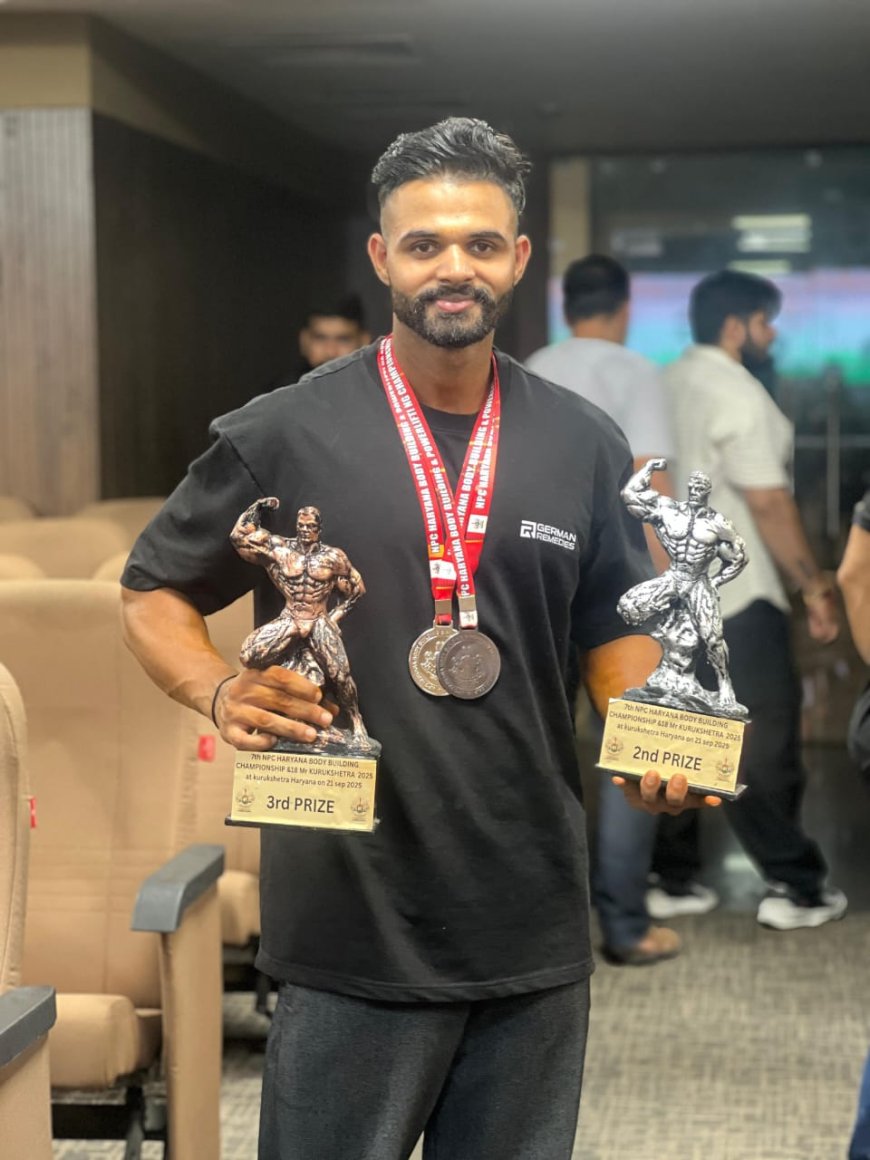 Rajan Sharma Emerges as a Rising Force in Indian Fitness with International Bodybuilding Success