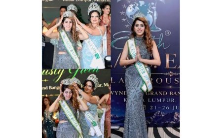Mumbai's Akanksha Chawla Brings Glory to India with Multiple International Titles at Mrs. & Ms. Earth International Beauty Pageant in Malaysia