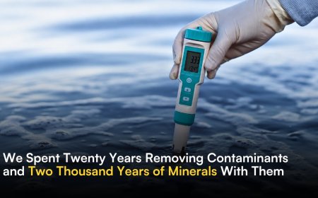 We Spent Twenty Years Removing Contaminants and Two Thousand Years of Minerals With Them