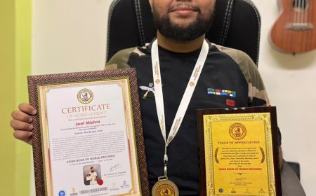 A Decade in the Making: Kolkata’s Jeet Mishra Officially Crowned "Youngest IIT-JEE Faculty" by the Asian Book of World Records