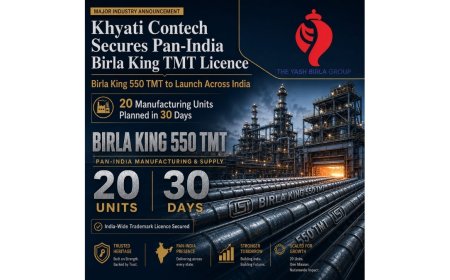Khyati Contech Secures Pan-India Birla King TMT Licence from Yash Birla Group, Plans 20 Units in 30 Days