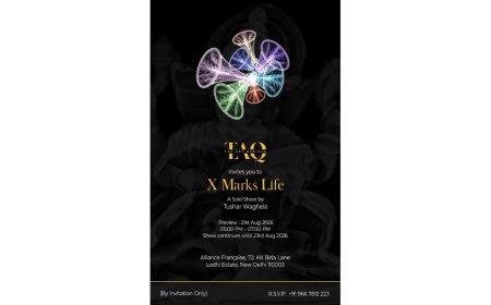 The Art Qurious presents X Marks Life -A Solo Exhibition by Tushar Waghela at Alliance Française de Delhi