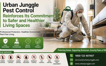 Urban Junggle Pest Control Reinforces Its Commitment to Safer and Healthier Living Spaces