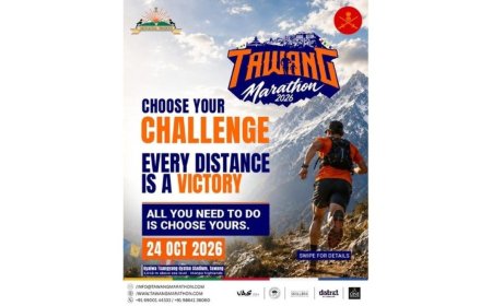 Elite Runners to Converge at 10,000 Feet for the Ultimate Tawang Marathon this October, Govt of Arunachal Pradesh and Indian Army release date for TM2026