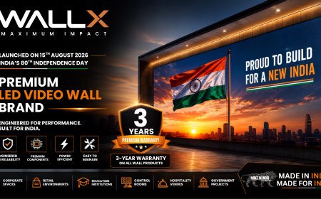 WallX by Avinya Bharat Launches Premium LED Video Wall Brand on India's 80th Independence Day