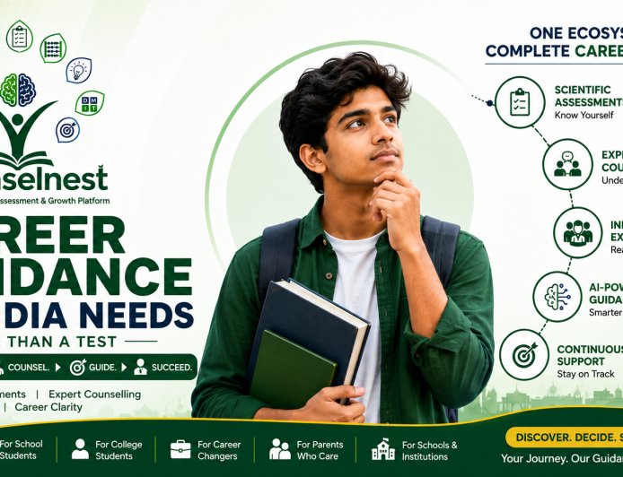 Career Guidance in India: How CounselNest Is Transforming Career Guidance Beyond Tests and Generic Counselling