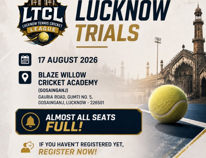 Lucknow Tennis Cricket League 2026 to Create a Professional Platform for Uttar Pradesh Players