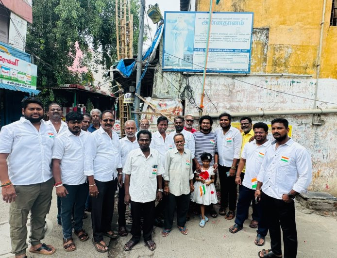 We The Leaders Celebrates India's 80th Independence Day with Flag Hoisting and Tree Plantation Drive in North Chennai