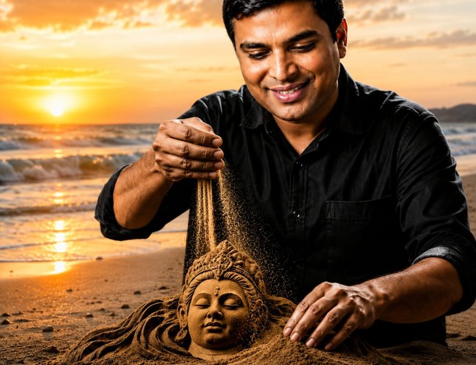 Madhurendra Kumar: How a Bihar Boy Turned River Sand Into an International Art Career