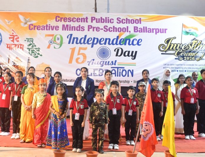 One Nation, Many Voices: Crescent Public School and Creative Minds Pre-School Celebrate Independence, Leadership and Environmental Responsibility