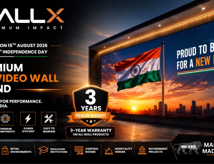 WallX by Avinya Bharat Launches Premium LED Video Wall Brand on India's 80th Independence Day