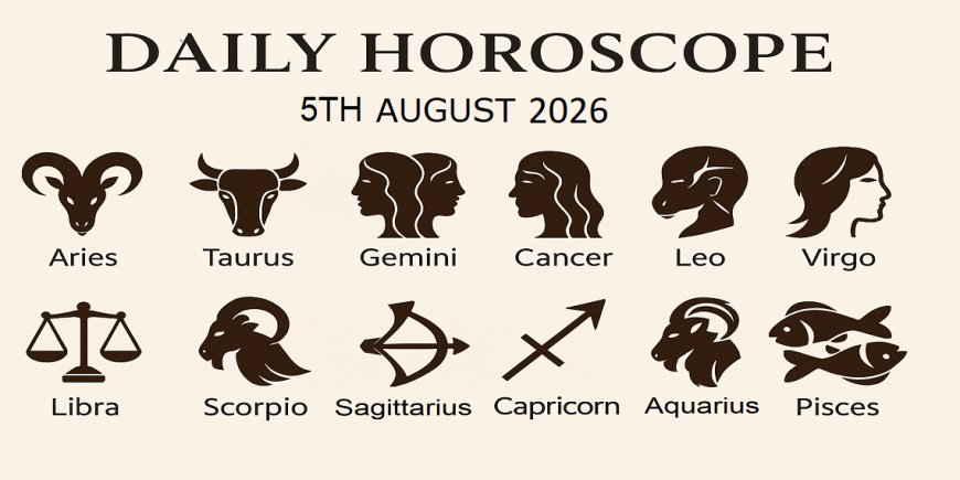 Daily Horoscope 5 August 2026 By Pt Umesh Pant