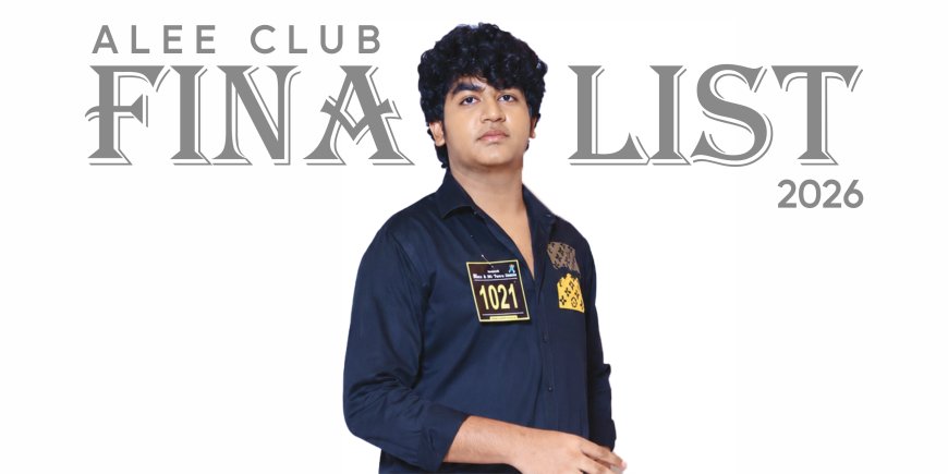 Avyukt Mahajan Emerges as a Promising Finalist of Alee Club Miss & Mr Teen India 2026