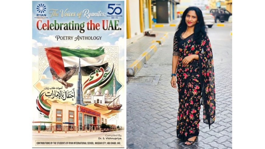 Dr. S. Vishnupriya Honoured with Sahitya Ratna Samman Award 2026 for Excellence in Poetry for The Voices of Ryanites: Celebrating the UAE