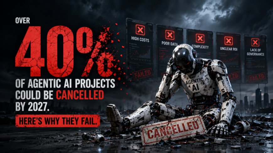 Over 40% of Agentic AI Projects Could Be Cancelled by 2027. Here’s Why They Fail
