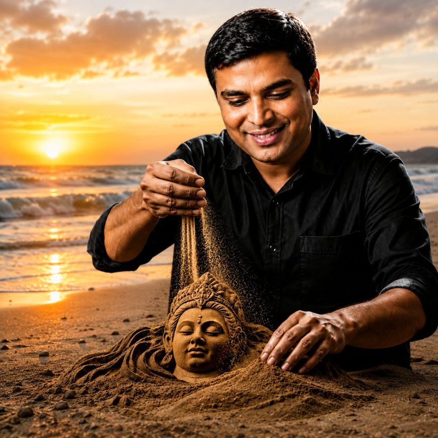 Madhurendra Kumar: How a Bihar Boy Turned River Sand Into an International Art Career