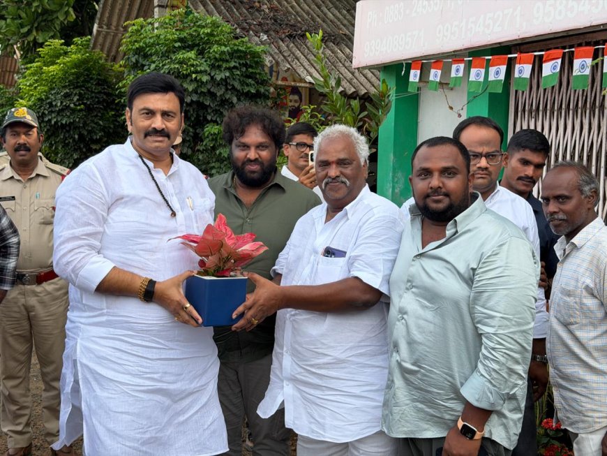 Andhra Pradesh Deputy Speaker K. Raghu Rama Krishna Raju Visits Sri Satyadeva Nursery in Kadiam, Applauds Plant Diversity