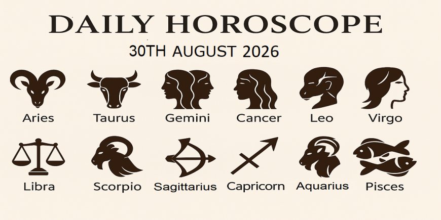 Daily Horoscope 30 August 2026 By Pt Umesh Chandra