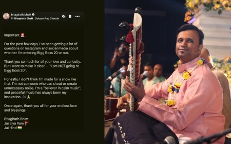 Bigg Boss 20 Shocker! Sitar Maestro Bhagirath Bhatt Clears the Air on His Much-Talked-About Entry