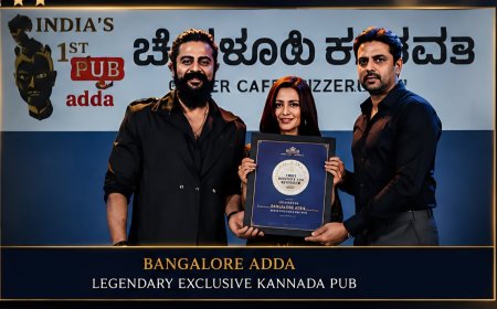 Bangalore Adda Gets LEGENDARY EXCLUSIVE KANNADA PUB — Arun Raam Gowda Honoured for His Vision in Bengaluru’s Hospitality & Nightlife Industry