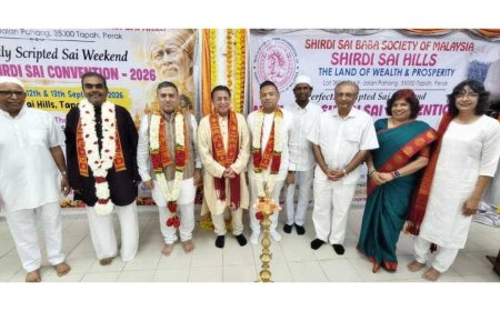 Sai Baba Peace Torch Ceremony in Malaysia Draws Over 500 Devotees; India’s Deputy High Commissioner and Malaysian Minister Attend